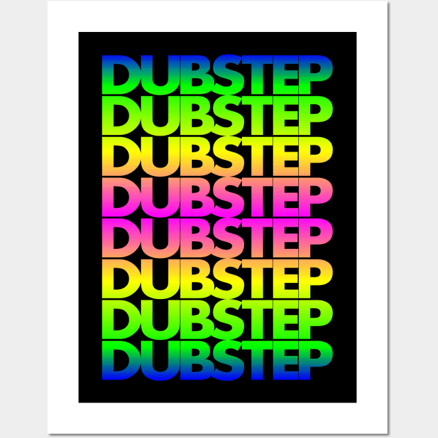 Dubstep Rainbow Colour Wall Art by enmull